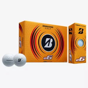 Bridgestone E6 Golf Ball – White (12)