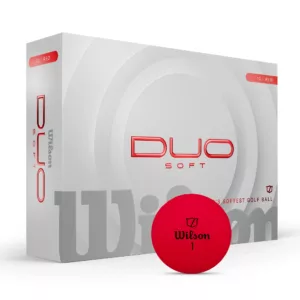 Wilson Staff Duo Soft Golf Balls (12) - Red