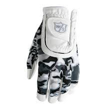 W/S Junior Fit All Black/Grey/White Camo Glove