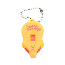 JP Lann Pocket Score Golf Caddy With Chain