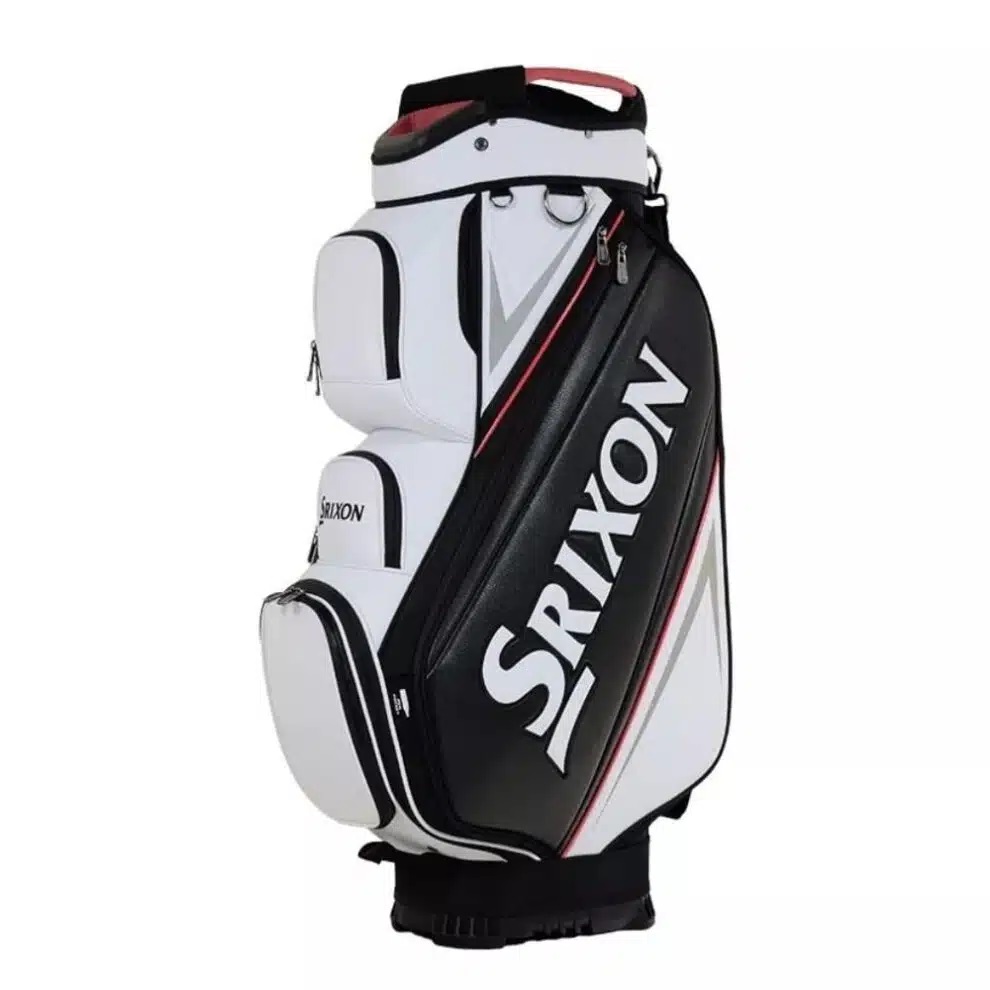 Srixon Tour Cart Bag 2025 White/Black Srixon Tour Cart Bag 2025 White/Black