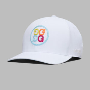 G/Fore Circle GS Chainstitch Contrast Men’s Hat – Snow/Multi