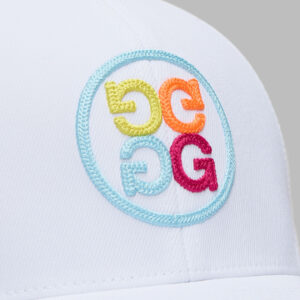 G/Fore Circle GS Chainstitch Contrast Men’s Hat – Snow/Multi