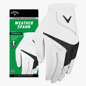 Callaway Synthetic Weather Spann 23 White LH Glove - SMALL
