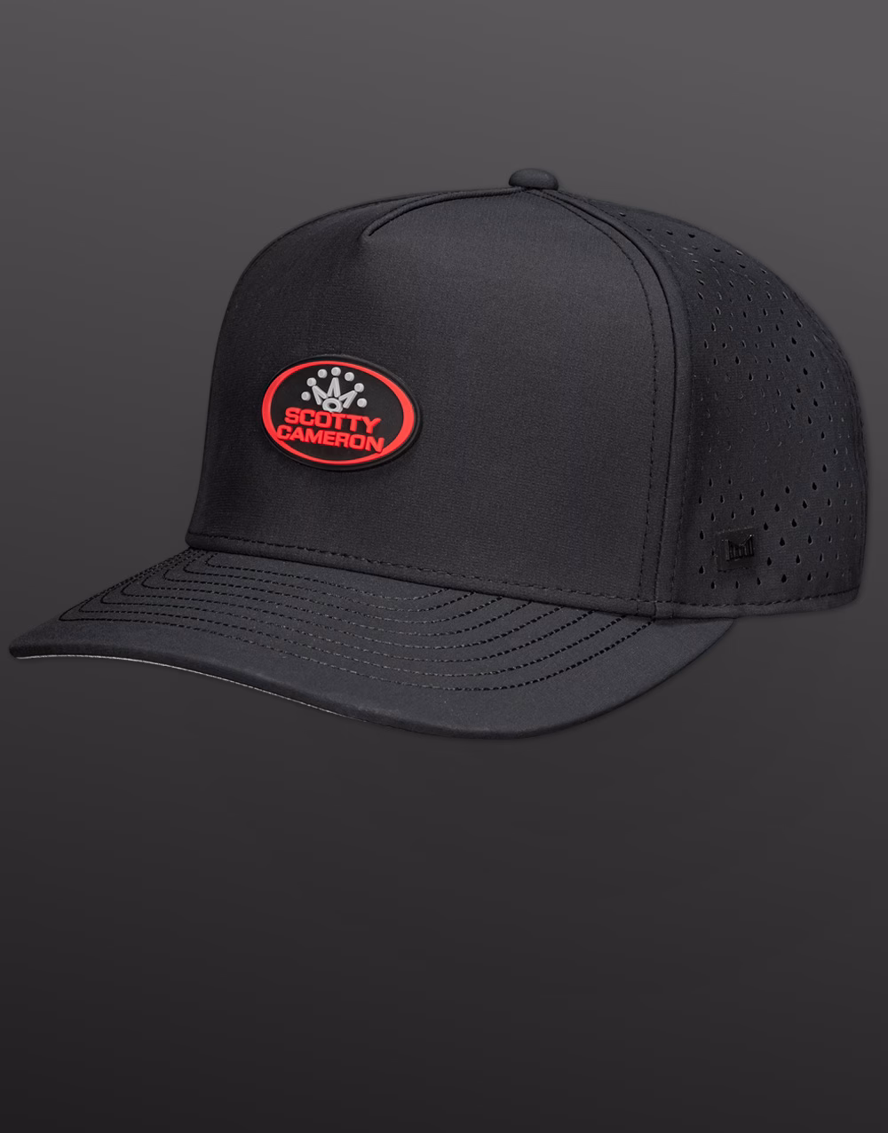 Scotty Cameron Black Oval SC Crown Patch Melin Odysea Hydro Hat Scotty Cameron Black Oval SC Crown Patch Melin Odysea Hydro Hat