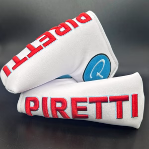Piretti Putter Co 2008 Heritage Blade Headcover White/Red/Blue