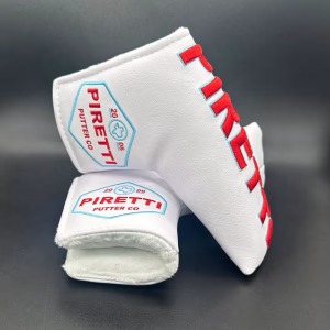 Piretti Putter Co 2008 Heritage Blade Headcover White/Red/Blue