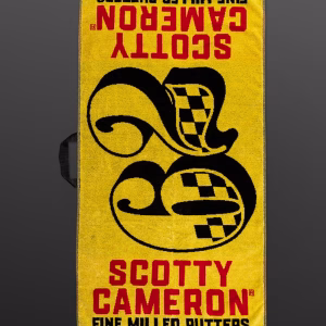 Scotty Cameron Yellow Winning Number 62 Towel