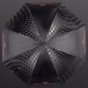 Black Checkered Umbrella