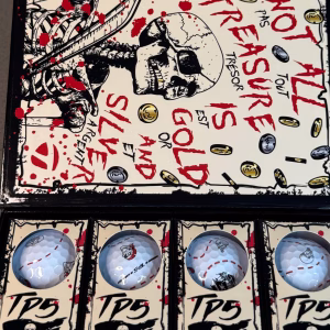 TaylorMade TP5 Pix “Treasure Map / Pirate” – Limited Edition Golf Balls (12)