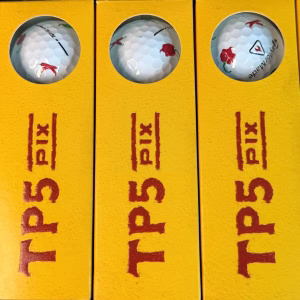 TaylorMade TP5x Pix “Chili / Hot Sauce” – Limited Edition Golf Balls (12)