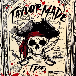 TaylorMade TP5 Pix “Treasure Map / Pirate” – Limited Edition Golf Balls (12)