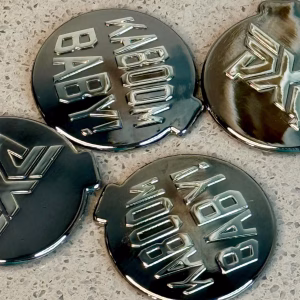 PXG “Kaboom Baby!” Ball Marker – Chrome / Black