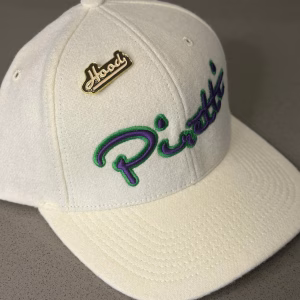 Piretti Cotton Twill Cap - White / Purple