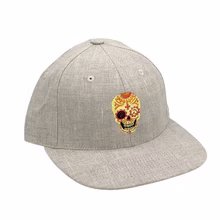 Piretti Cotton Heather Hood Hat - Dia de los Muertos