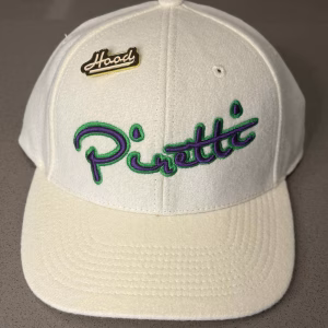 Piretti Cotton Twill Cap - White / Purple