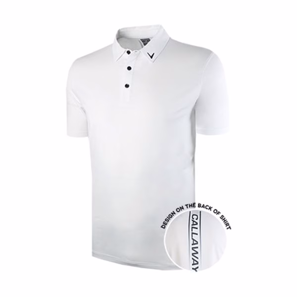 Golf Boutique–branded Callaway Shirts White Golf Boutique–branded Callaway Shirts White