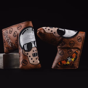 SWAG Hanniskull Lecter Blade Headcover Brown Skull