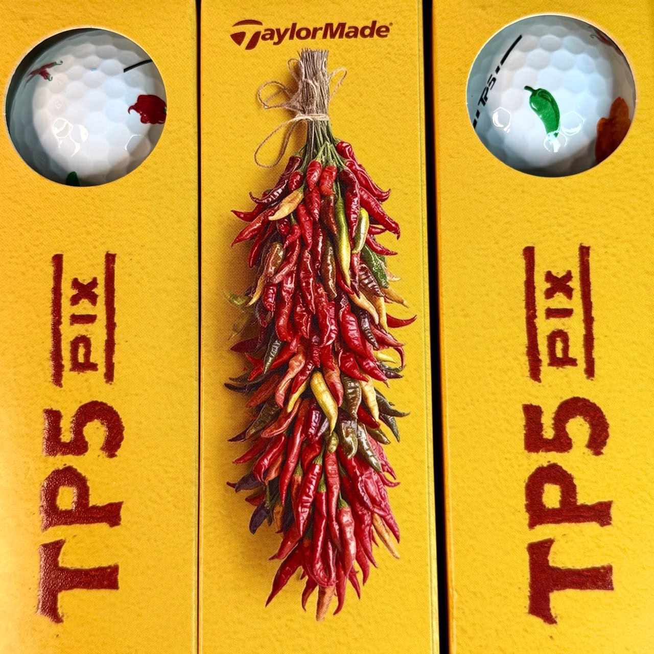 TaylorMade TP5x Pix “Chili / Hot Sauce” – Limited Edition Golf Balls (12) TaylorMade TP5x Pix “Chili / Hot Sauce” – Limited Edition Golf Balls (12)