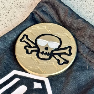 Bettinardi Brass Ball Marker – Skull Edition