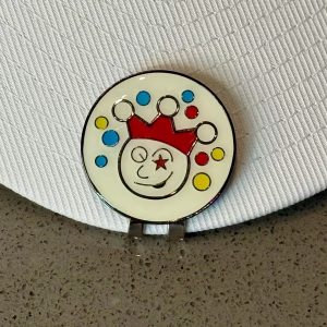 The Jester Crown White Ball Marker