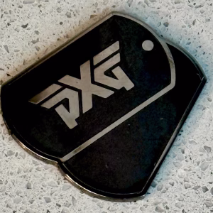PXG “Darkness” Skull Ball Marker – Black (Dog Tag Style)