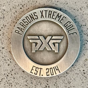PXG Premium Metal Ball Marker – Brushed Silver