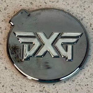 PXG “Kaboom Baby!” Ball Marker – Chrome / Black
