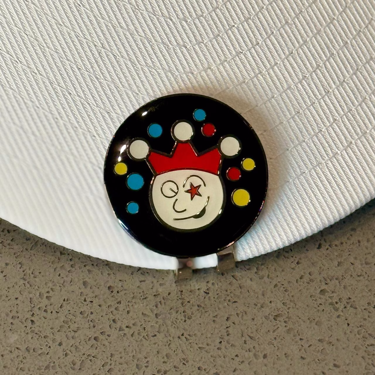 The Jester Crown Black Ball Marker The Jester Crown Black Ball Marker