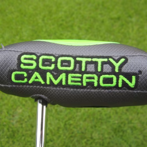 Scotty Cameron Grey & Lime Green Circle T Mid Round Mallet Cover