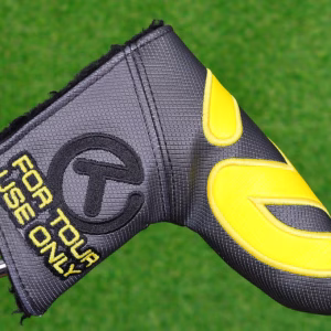 Scotty Cameron Tour Only Grey & Yellow Industrial Circle T Blade Headcover