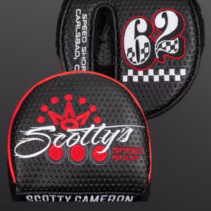 Scotty Cameron Silver Three Red Dot Mallet Putter Cover