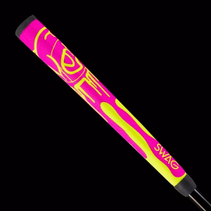Swag Neon Pink Dripping Flipper Midsize Putter Grip