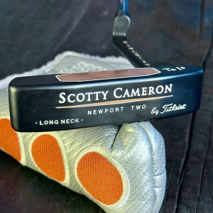 Scotty Cameron TeI3 Newport Two Long Neck Custom Refurb Teryllium Insert