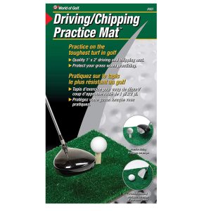 World of Golf Turf Practice Mat incl Rubber Tee