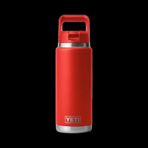 YETI 769ml Rambler® C Straw Water Bottle - Rescue Red
