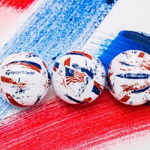TaylorMade Speedsoft Ink USA Limited Edition Golf Balls (3)