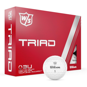 Wilson Staff Triad Golf Balls -  White (12)