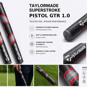 TaylorMade SuperStroke Pistol GTR 1.0 – Black & Red