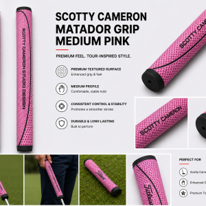 Scotty Cameron Matador Grip Medium Pink