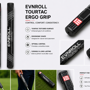 Evnroll TourTac Ergo Putter Grip – Black