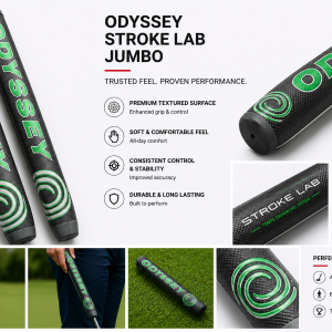 Odyssey Stroke Lab Jumbo Putter Grip – Black & Green