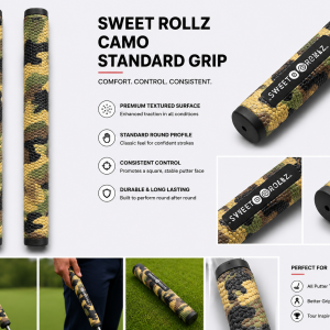 Sweet Rollz Camo Standard Putter Grip