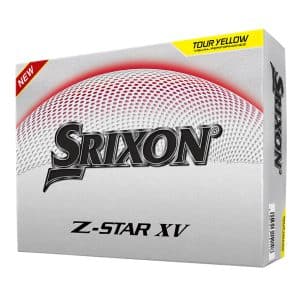 Srixon Z-Star XV Golf Balls, Yellow, 12 Pack